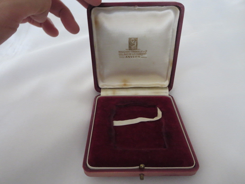 Vintage 1958 Dutch Car Club Rally Badge Emblem Vier Vlaanderenrit Four Flanders