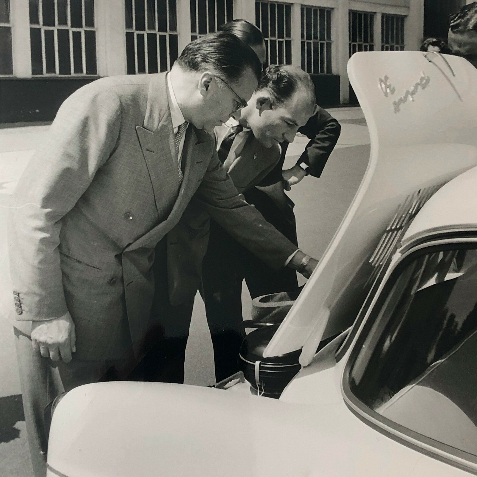 Vintage NSU Prinz 30 Stirling Moss Racing Driver Factory Press Photo Photograph 