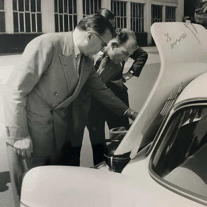 Vintage NSU Prinz 30 Stirling Moss Racing Driver Factory Press Photo Photograph 