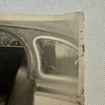 Vintage Volkswagen VW Car Interior Photo Possibly Coachbuilder Car Germany