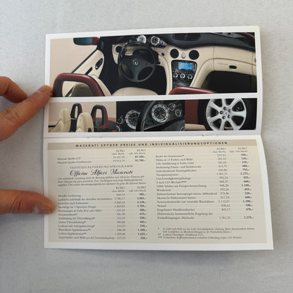 2003 Maserati Coupe & Maserati Spyder Press Kit Brochure Photo CD
