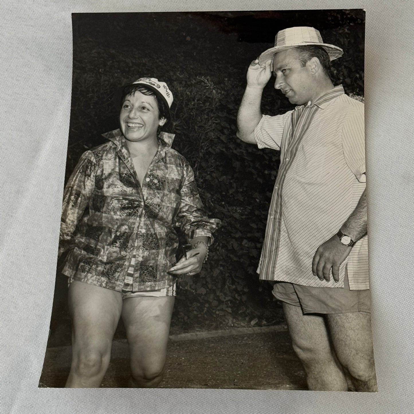 Juan Manuel Fangio Retirement Vacation Holiday Italian Press Photo F1 Racing