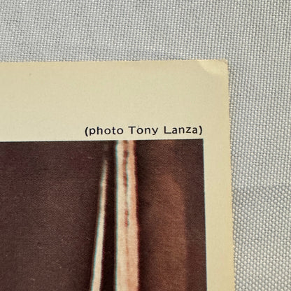 Vintage Wrestling Print Insert Yvon Robert Father and Son Quebec French 1973