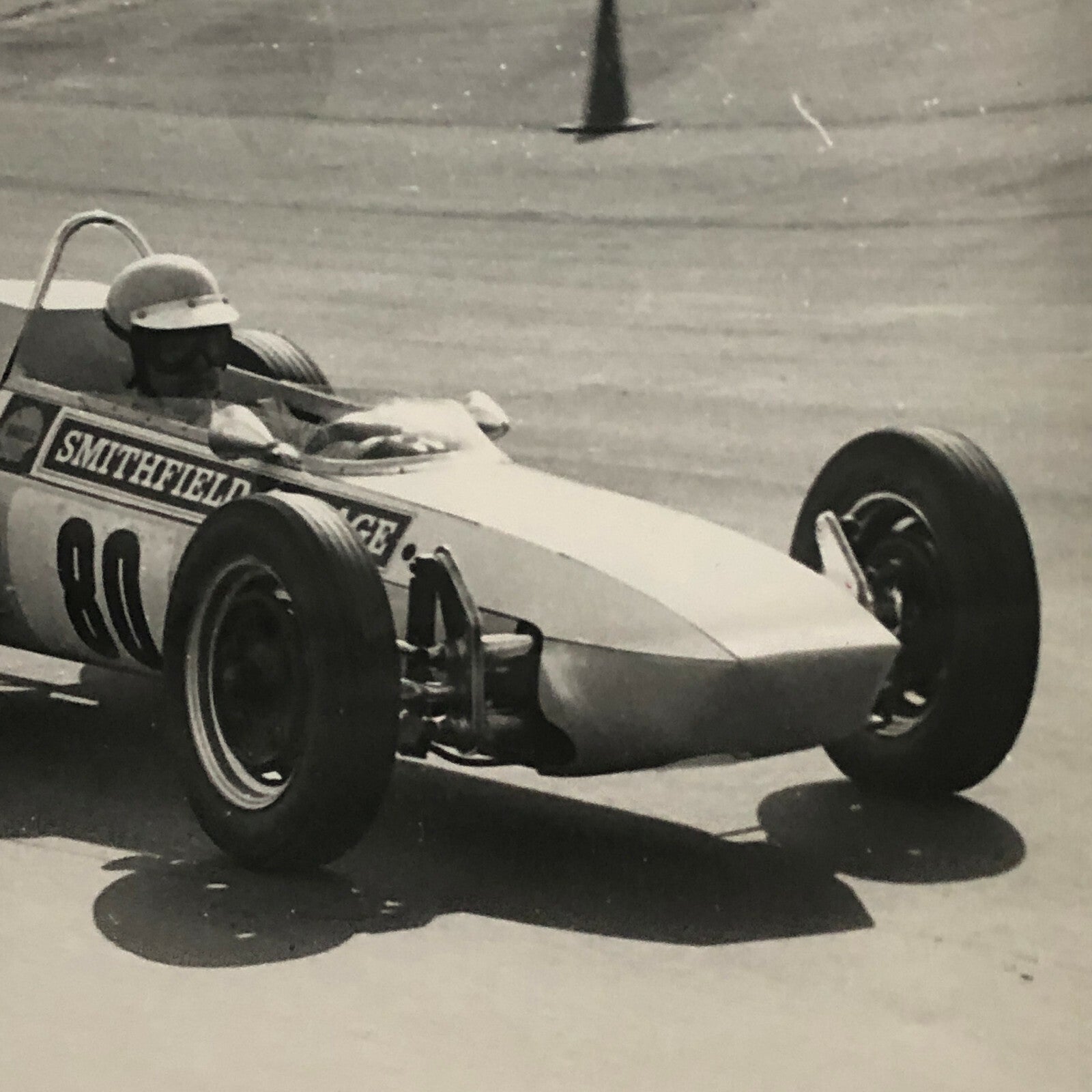 Vintage Racing Car Driver Photo Photograph Print 