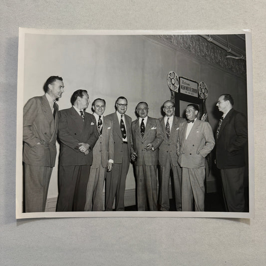 Metro Goldwyn Meyer MGM Film Executives Photo Photograph Vintage