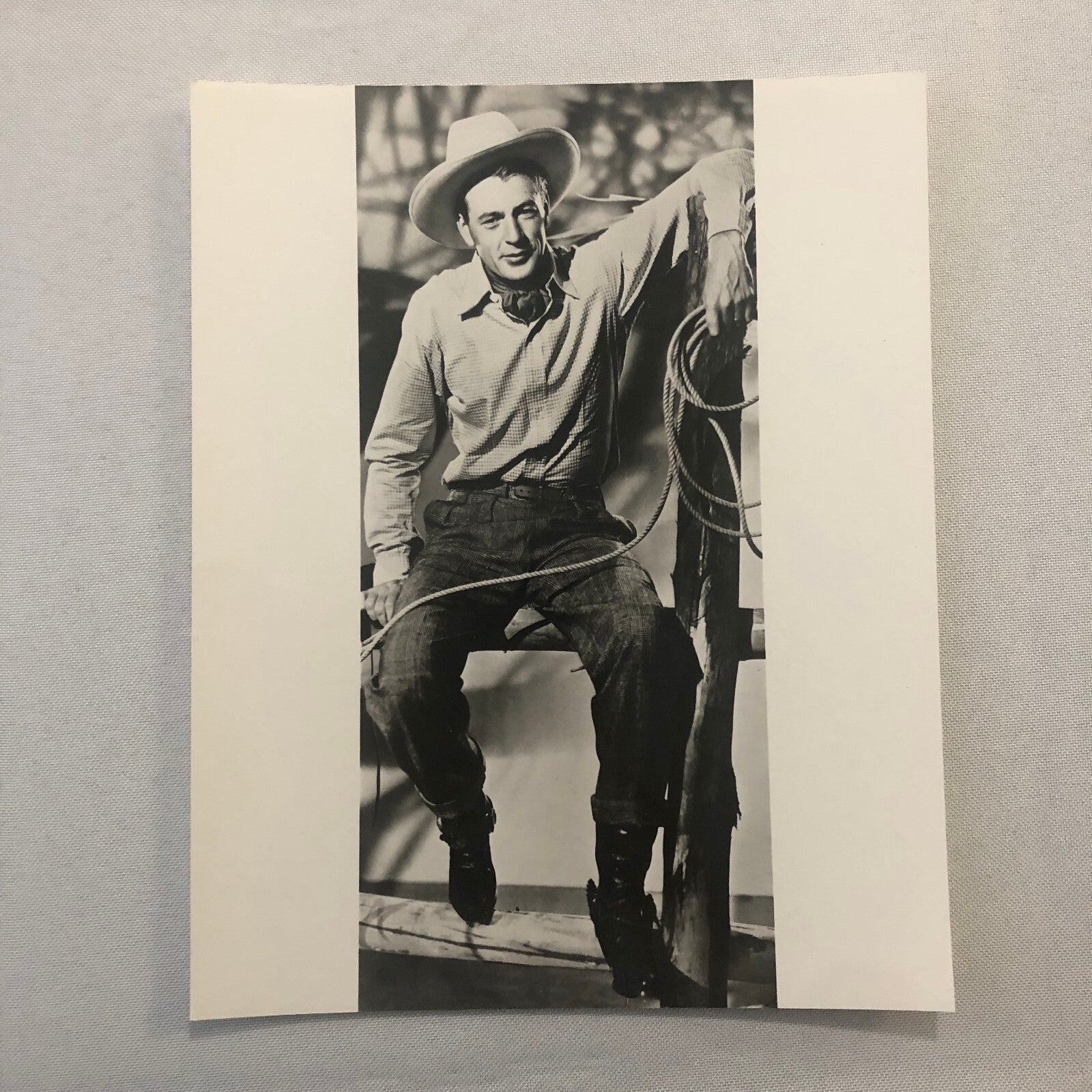 Gary Cooper Actor Photo Photograph Print Movie Still Cowboy Western