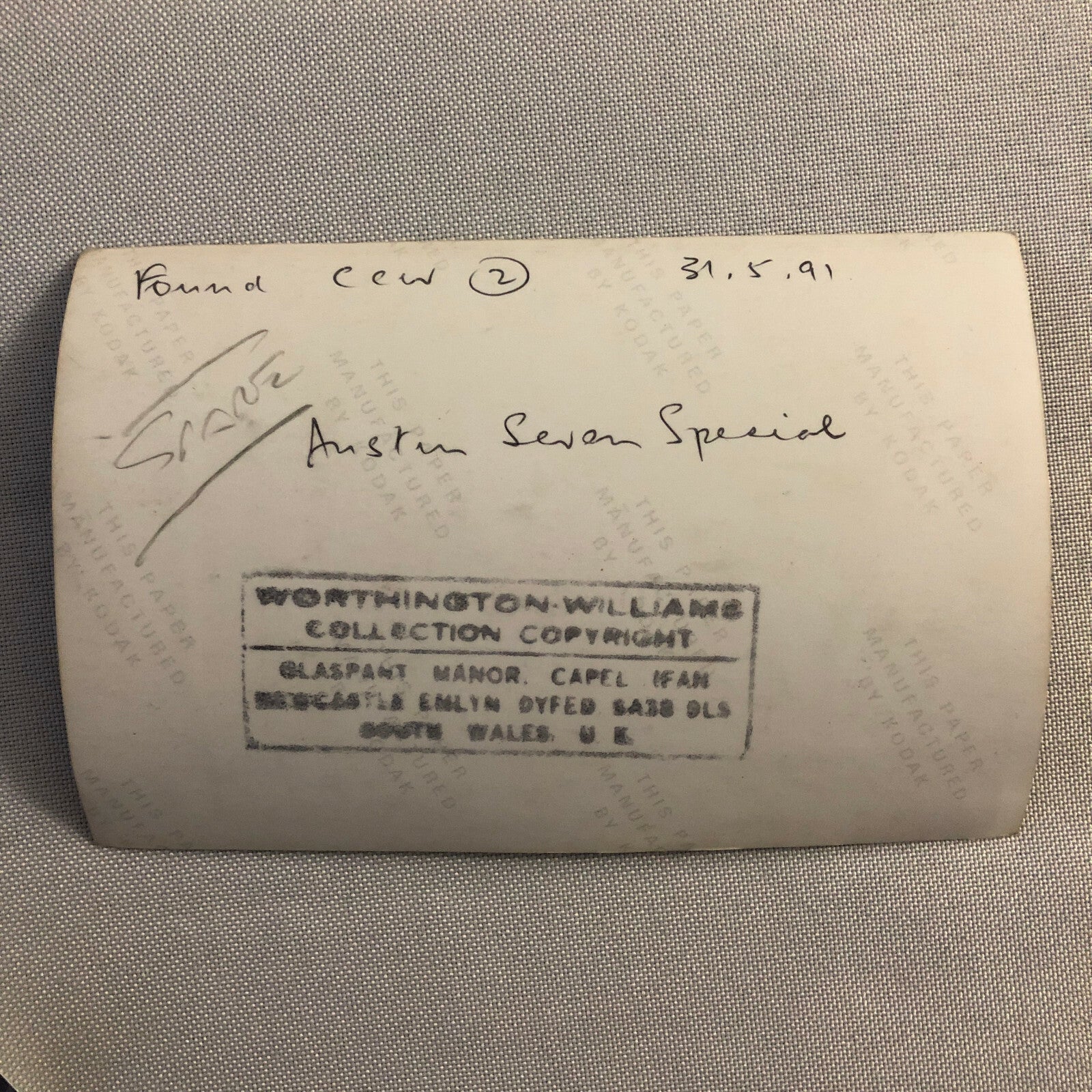 Vintage Austin Barn Find Junk Yard Car Part Photo Photograph Lot of 30