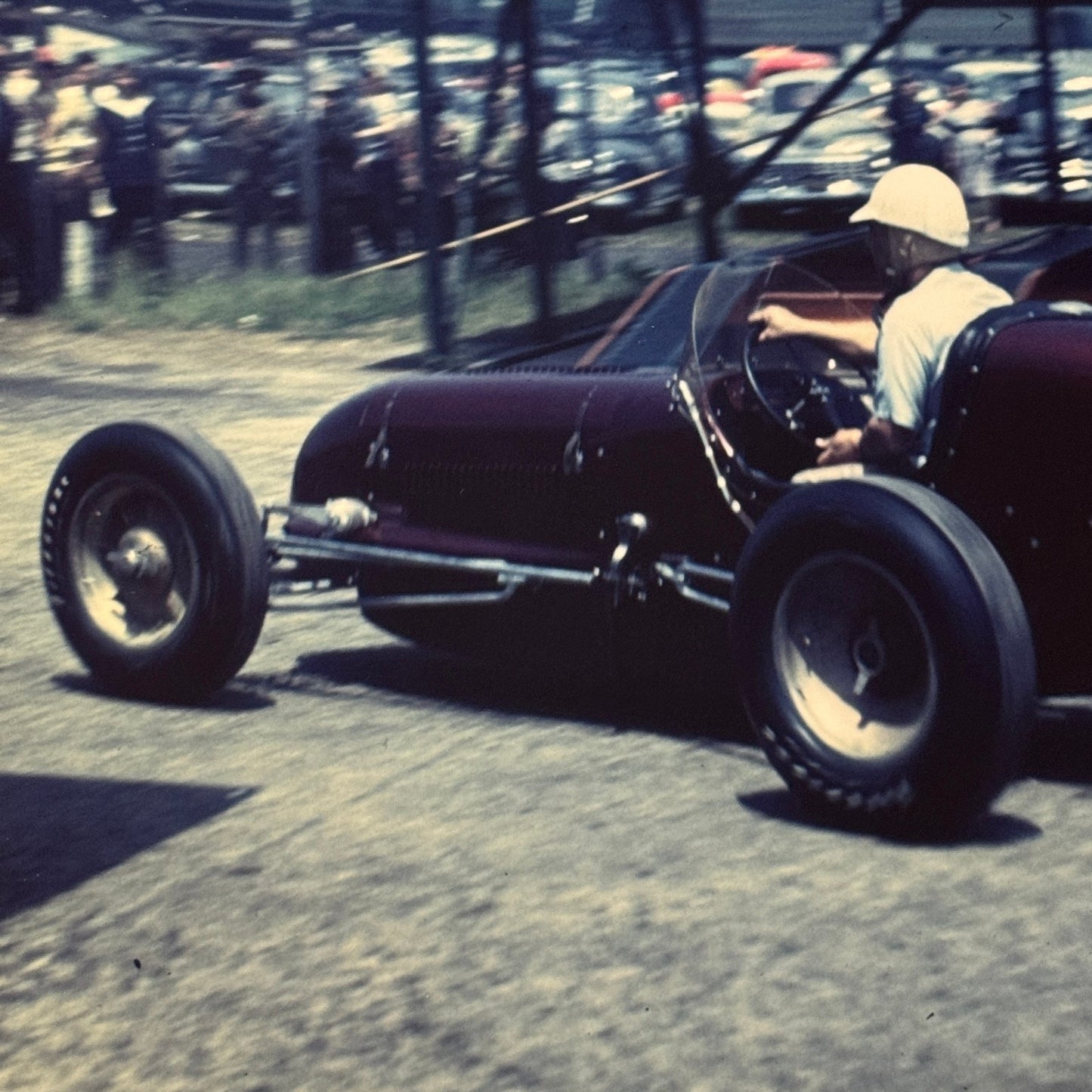 Vintage Racing Photo Photograph Unidentified Car MODERN PRINT