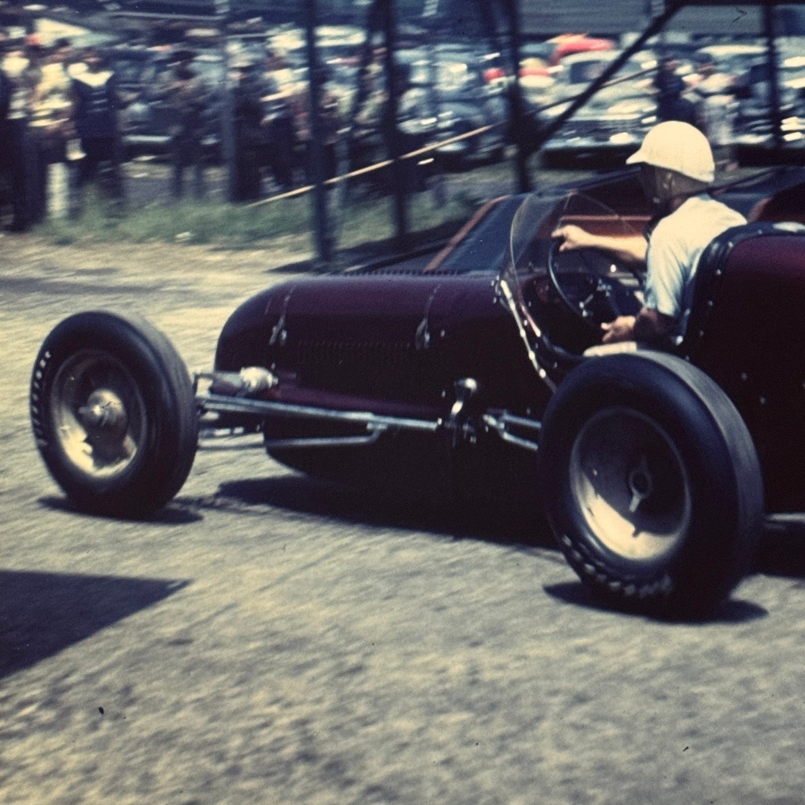 Vintage Racing Photo Photograph Unidentified Car MODERN PRINT
