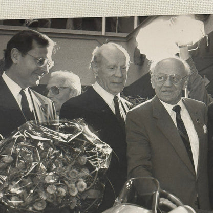 Mercedes Benz Racing Press Photo Karl Kling Birthday W196 Mercedes Museum