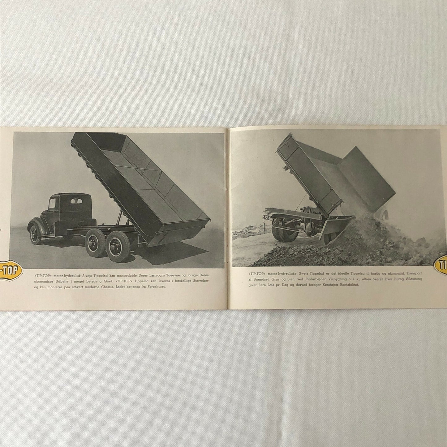 Vintage Dan Trailer and Truck Sales Brochure Catalog - DANISH Text 