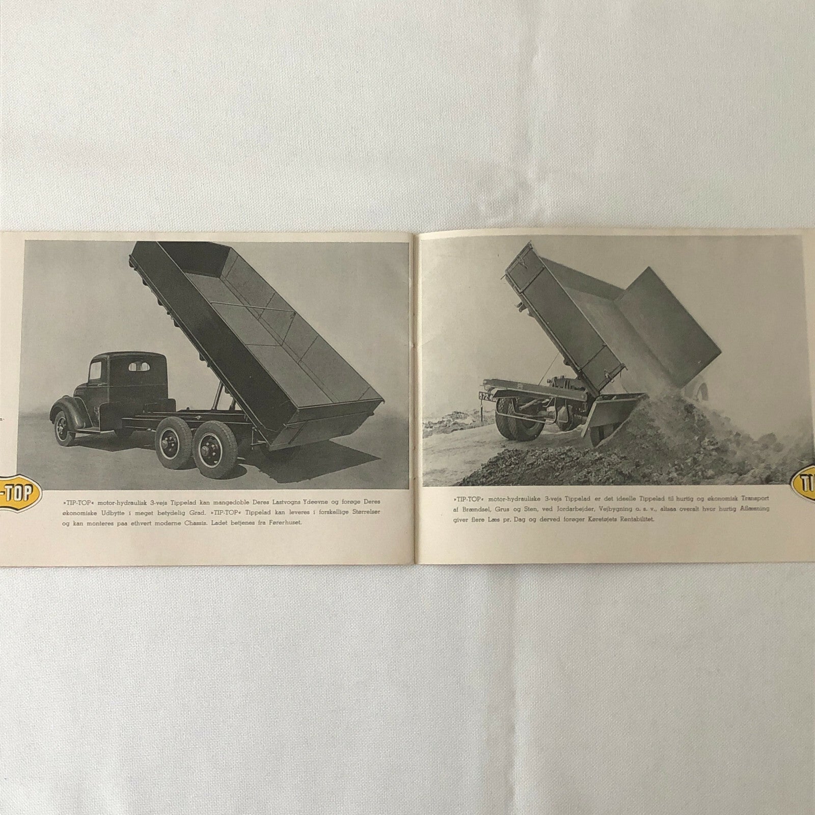 Vintage Dan Trailer and Truck Sales Brochure Catalog - DANISH Text 