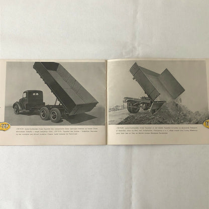 Vintage Dan Trailer and Truck Sales Brochure Catalog - DANISH Text 