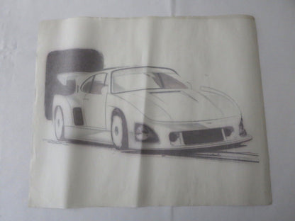 Porsche 935 Kremer Racing Design Sketch Drawing Art NOTTRODT Vintage 1980