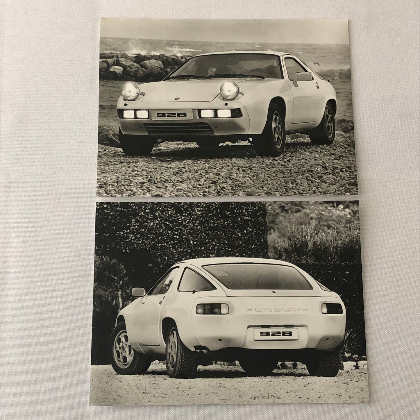 Vintage Porsche 928 Photo Photograph Print Lot of 2