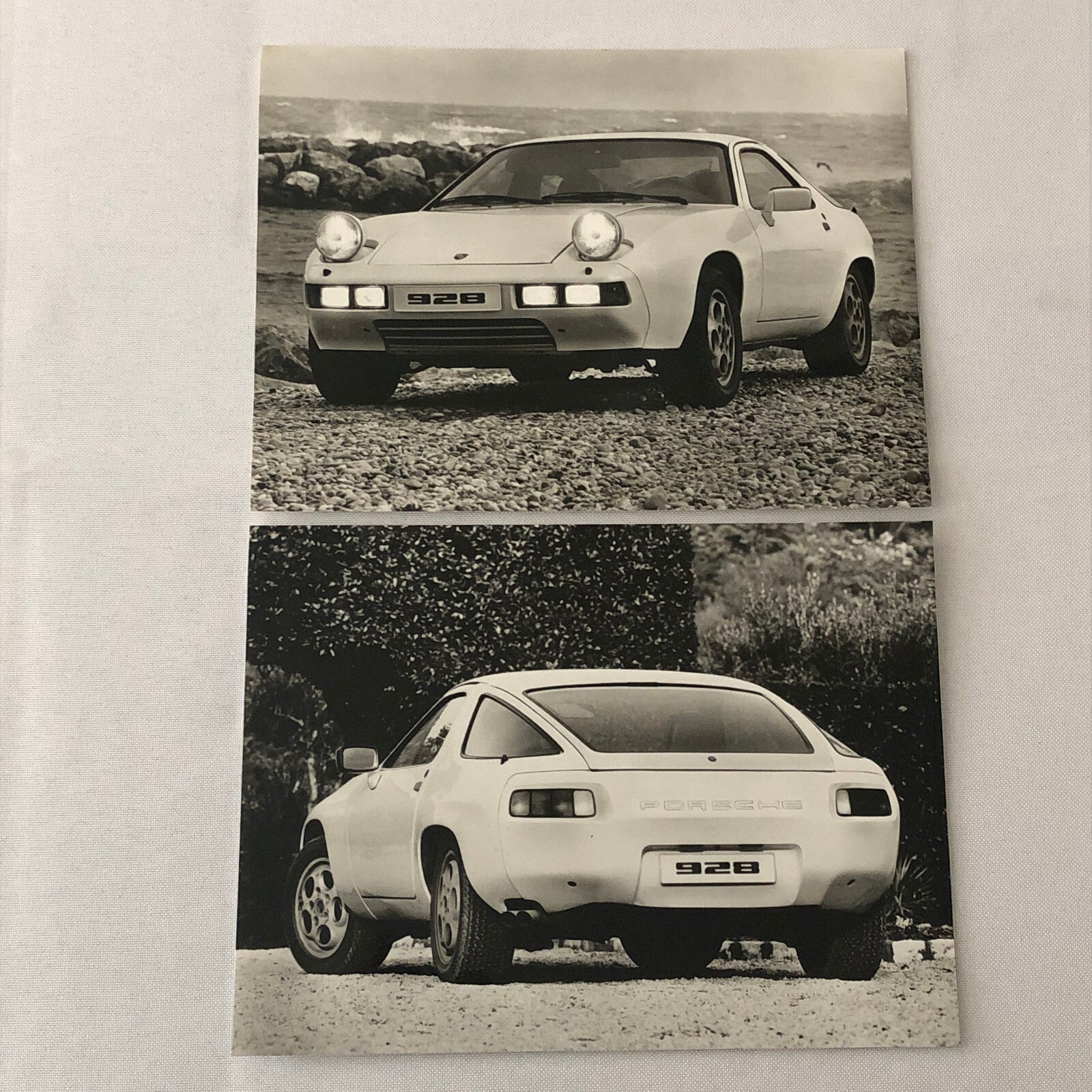 Vintage Porsche 928 Photo Photograph Print Lot of 2