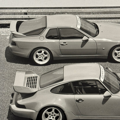 1994 Porsche 911 Carrera RS 3.8 and 968 Turbo S Factory Photo Photograph Print