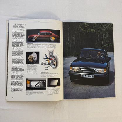 Vintage Saab 900 Car Sales Brochure Catalog 900 Turbo 900i 900C Car DUTCH Text