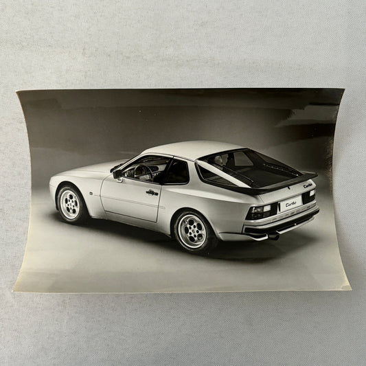 Porsche 944 Turbo Car Factory Press Photo Photograph Werkfoto German