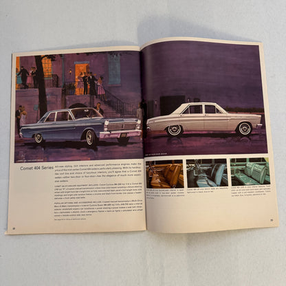 1965 Mercury Car Sales Brochure Catalog Park Lane Montclair Monterey Comet