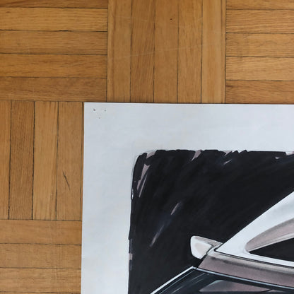 Car Styling Concept Illustration Art Drawing Sketch Vintage NOTTRODT