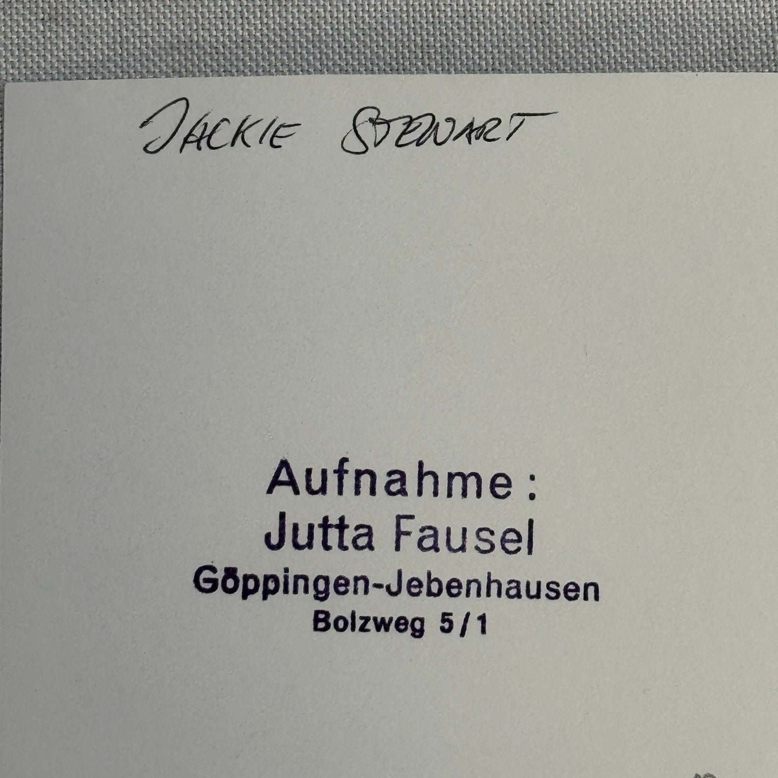 Vintage Racing Photo Jackie Stewart Driver Matra Ford 1969 German Grand Prix