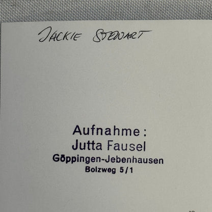 Vintage Racing Photo Jackie Stewart Driver Matra Ford 1969 German Grand Prix