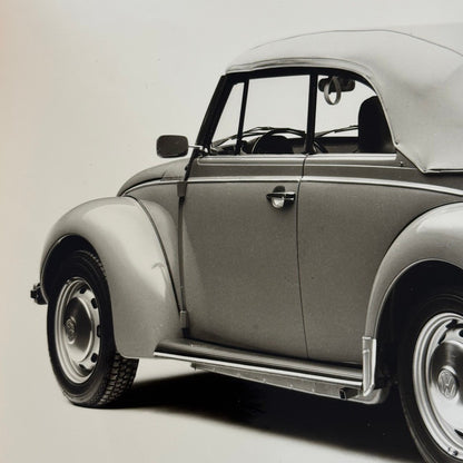 Vintage Volkswagen Beetle Convertible VW Bug Car Photo Photograph Cabriolet 1975