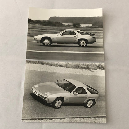 Vintage Porsche 928 S Factory Press Photo Photograph Print Werkfoto Lot 2x 928S