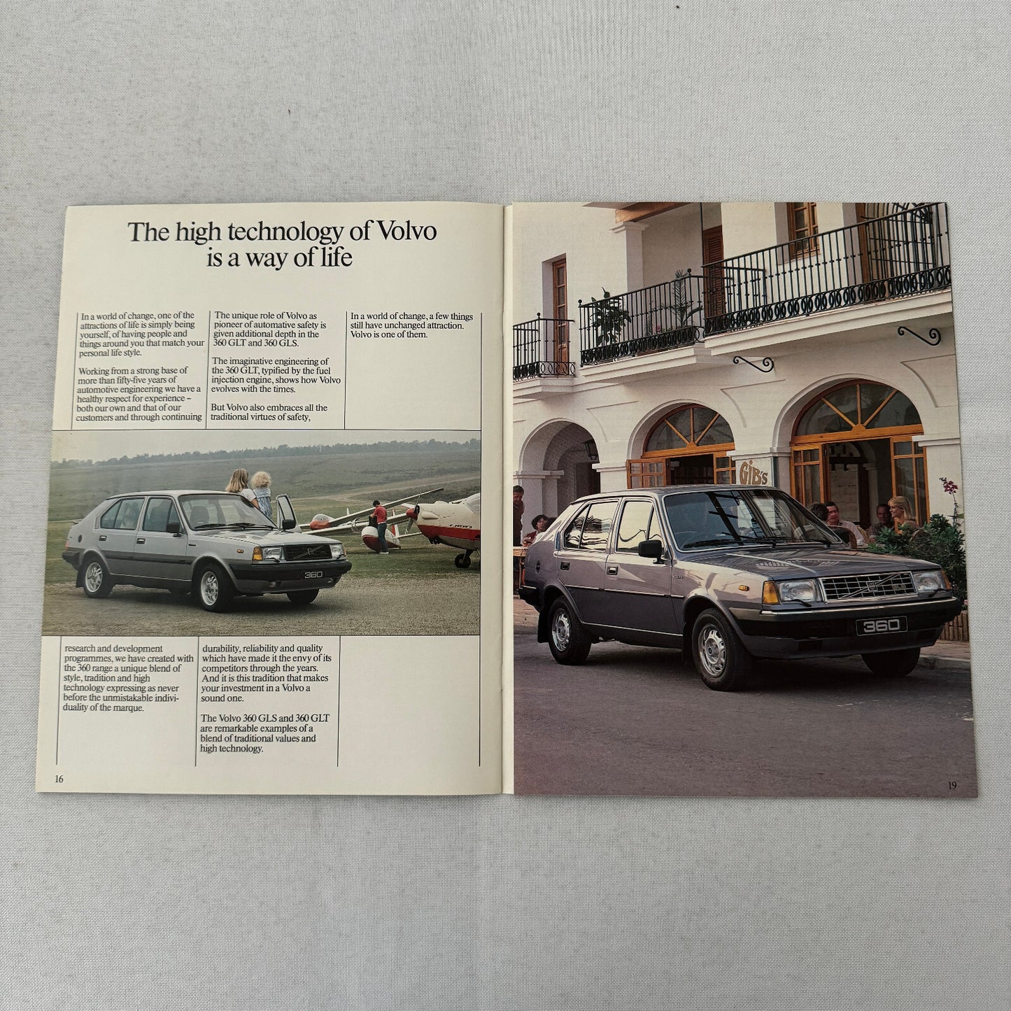 Volvo 360 Car Sales Brochure Catalog Advertising UK Market