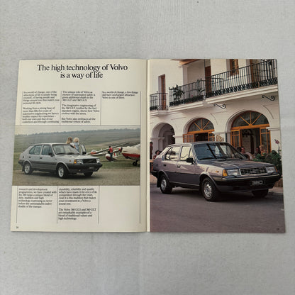 Volvo 360 Car Sales Brochure Catalog Advertising UK Market