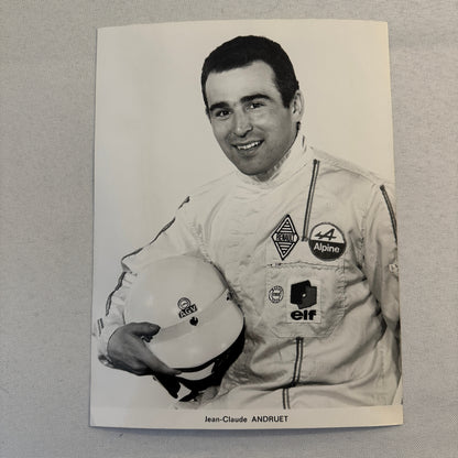 Jean Claude Andruet Racing Driver Photo Photograph Print Renault ELF Racing