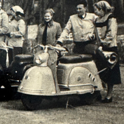 Vintage Scooter Photo Photograph Print