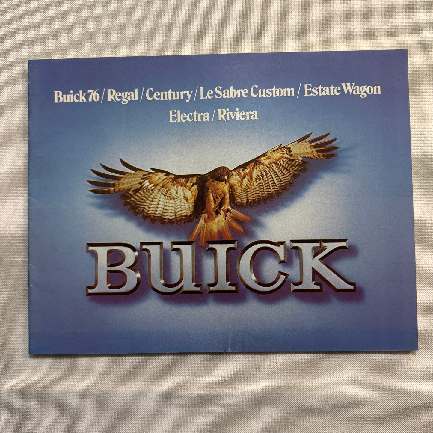 1976 Buick Car Sales Brochure Catalog Regal Century LeSabre Estate Wagon Riviera