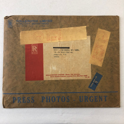 Rolls Royce Bentley Press Kit Photos Silver Shadow Long Wheelbase 1969 1970