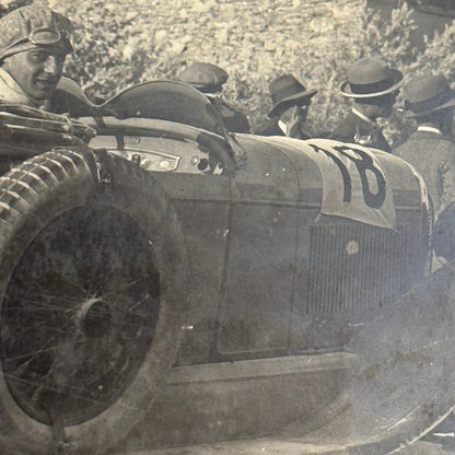 Antique Chrysler Car Automobile Photo Photograph Italian Photographer Stamp