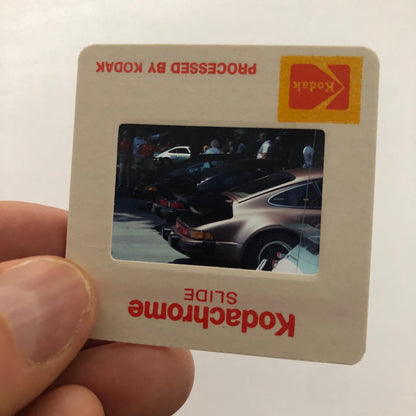 Porsche 911 Car 35mm Photo Slide Vintage 1981
