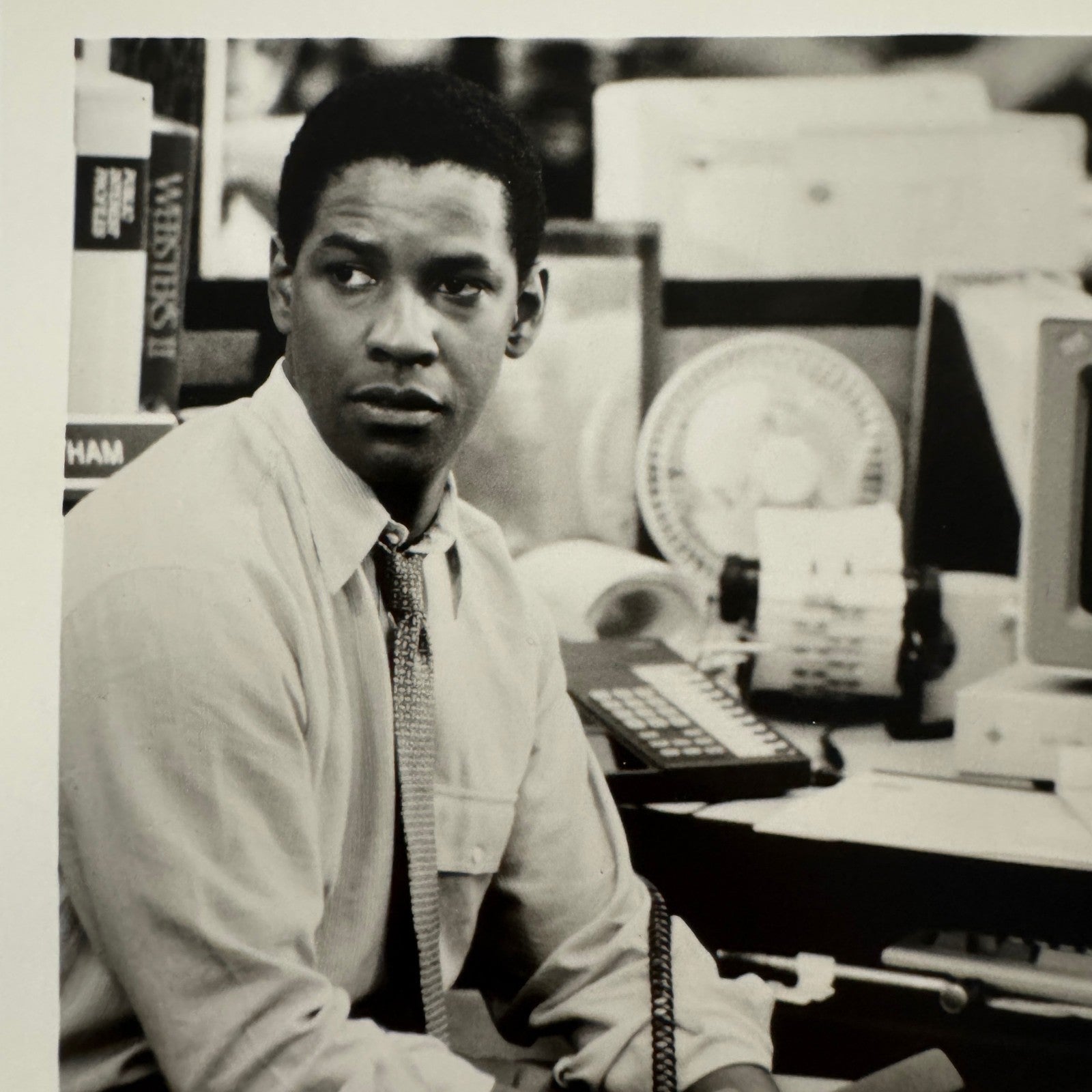 The Pelican Brief Movie Press Photo Publicity Photograph Julia Roberts Denzel