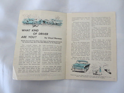 1956 What Kind of Driver are You Book Lloyd Norman - Vintage Car Road Sociopath 