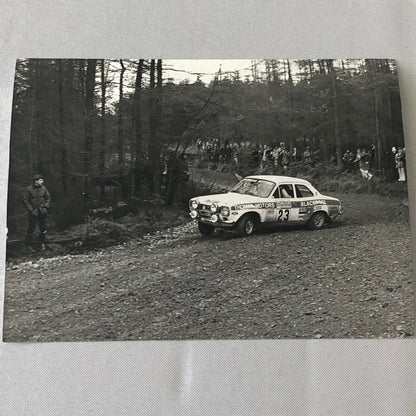 Vintage Rally Racing Photo Photograph 1974 Rallye RAC Car 