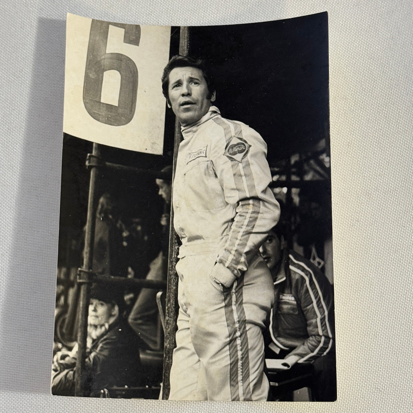 Vintage Mario Andretti Racing Driver Photo Photograph Print Motorsport