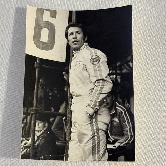 Vintage Mario Andretti Racing Driver Photo Photograph Print Motorsport