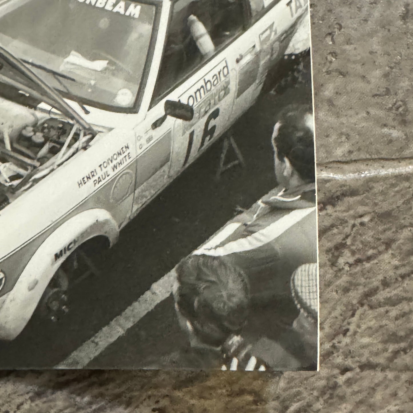 1980 RAC Rally Rallye Car Racing Photo Photograph Talbot Sunbeam Vintage Car