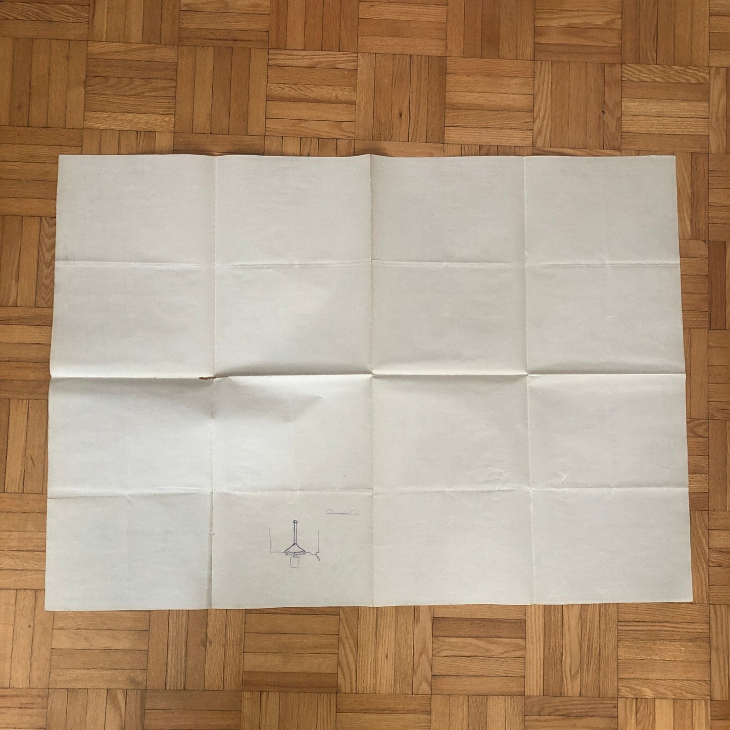 Vintage Porsche Reutter & Co Coachbuilder Factory Part Blueprint Document German