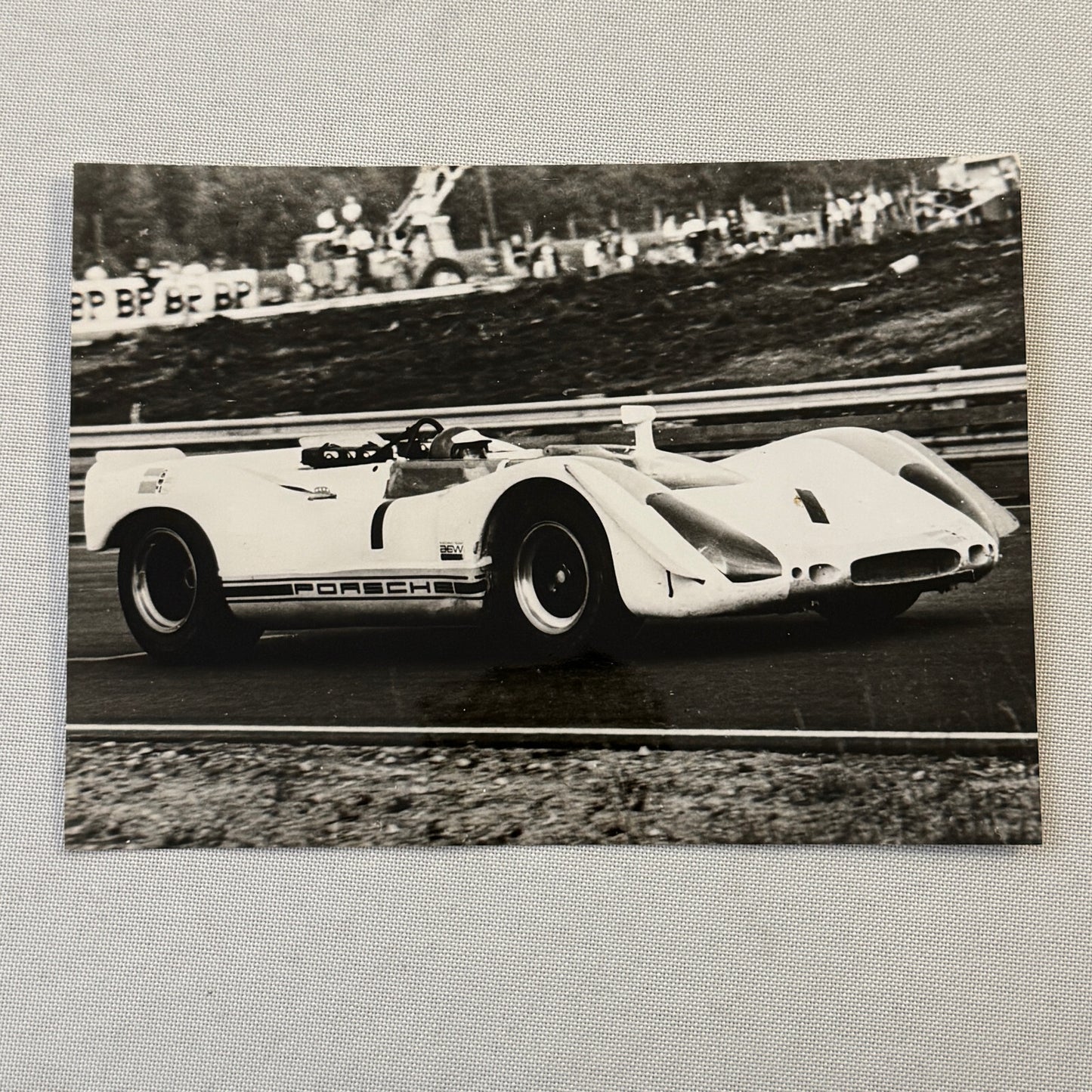 Vintage Porsche Racing Car Photo Photograph
