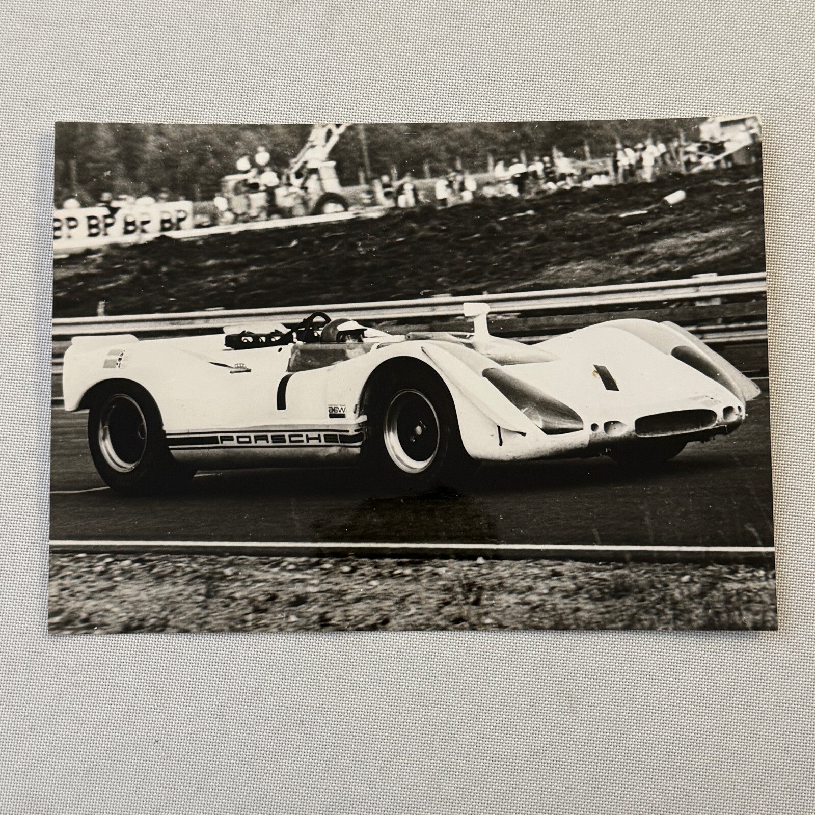 Vintage Porsche Racing Car Photo Photograph