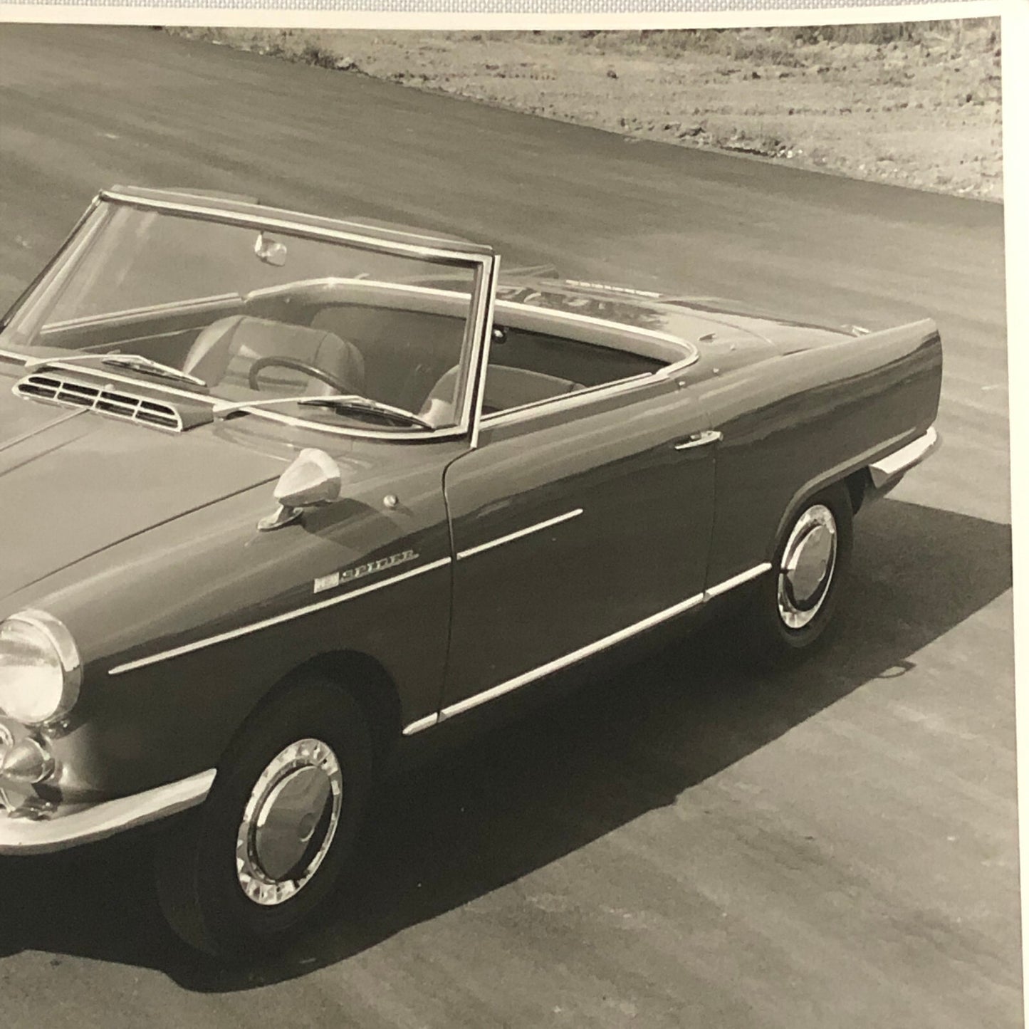 1965 NSU Spider Wankel Motor Factory Press Photo Photograph Print