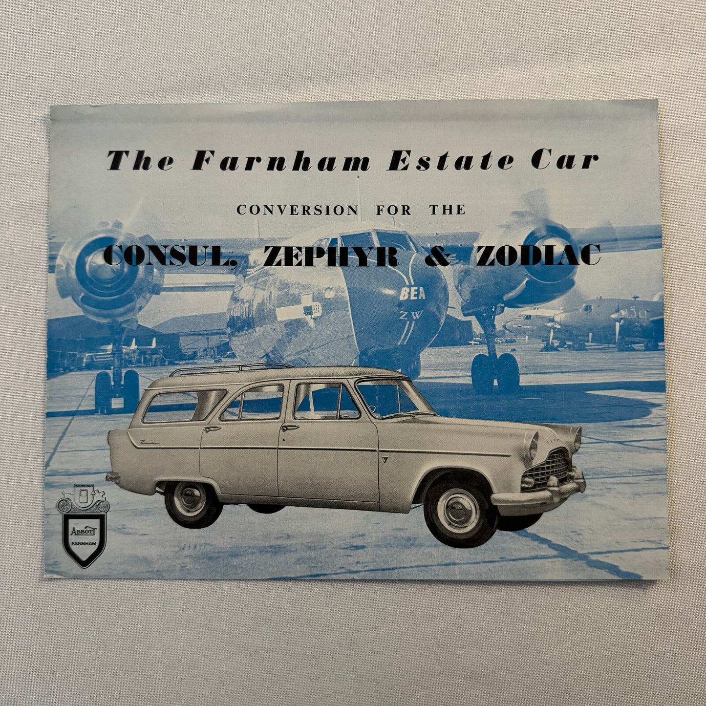 Ford Consul Zephyr Zodiac Farnham Estate Car Wagon Conversion Brochure Catalog