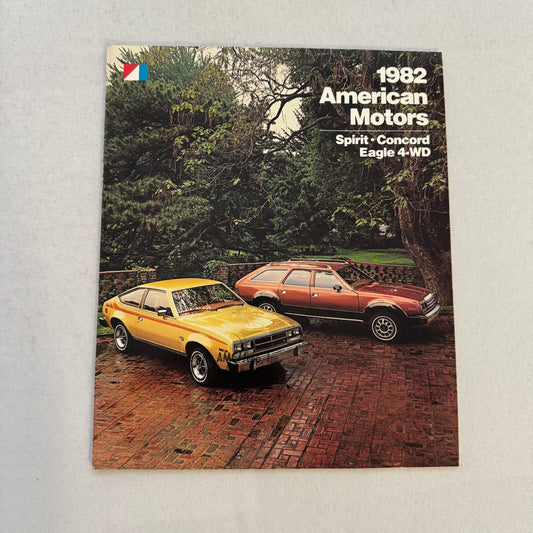 1982 AMC Car Sales Brochure Catalog AMC Spirit Concord Eagle 4WD Vintage