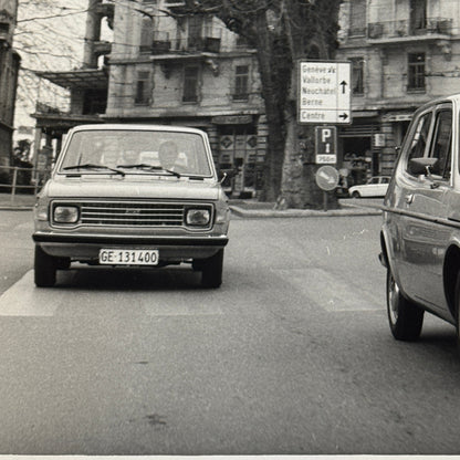 Fiat 127 Special and Fiat 128 Special Car Factory Press Photo Photograph Print